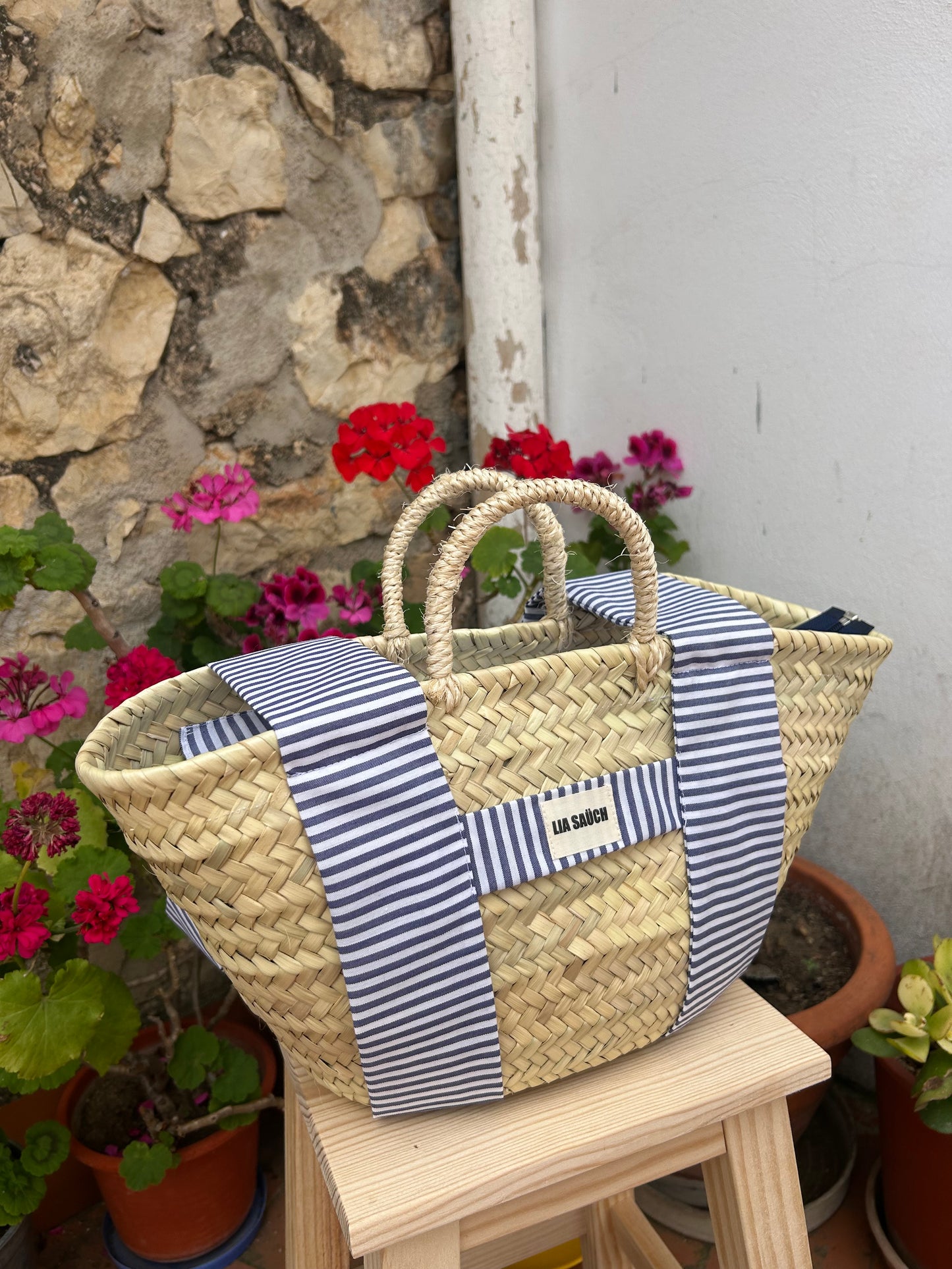 Capazo Rayas Marineras