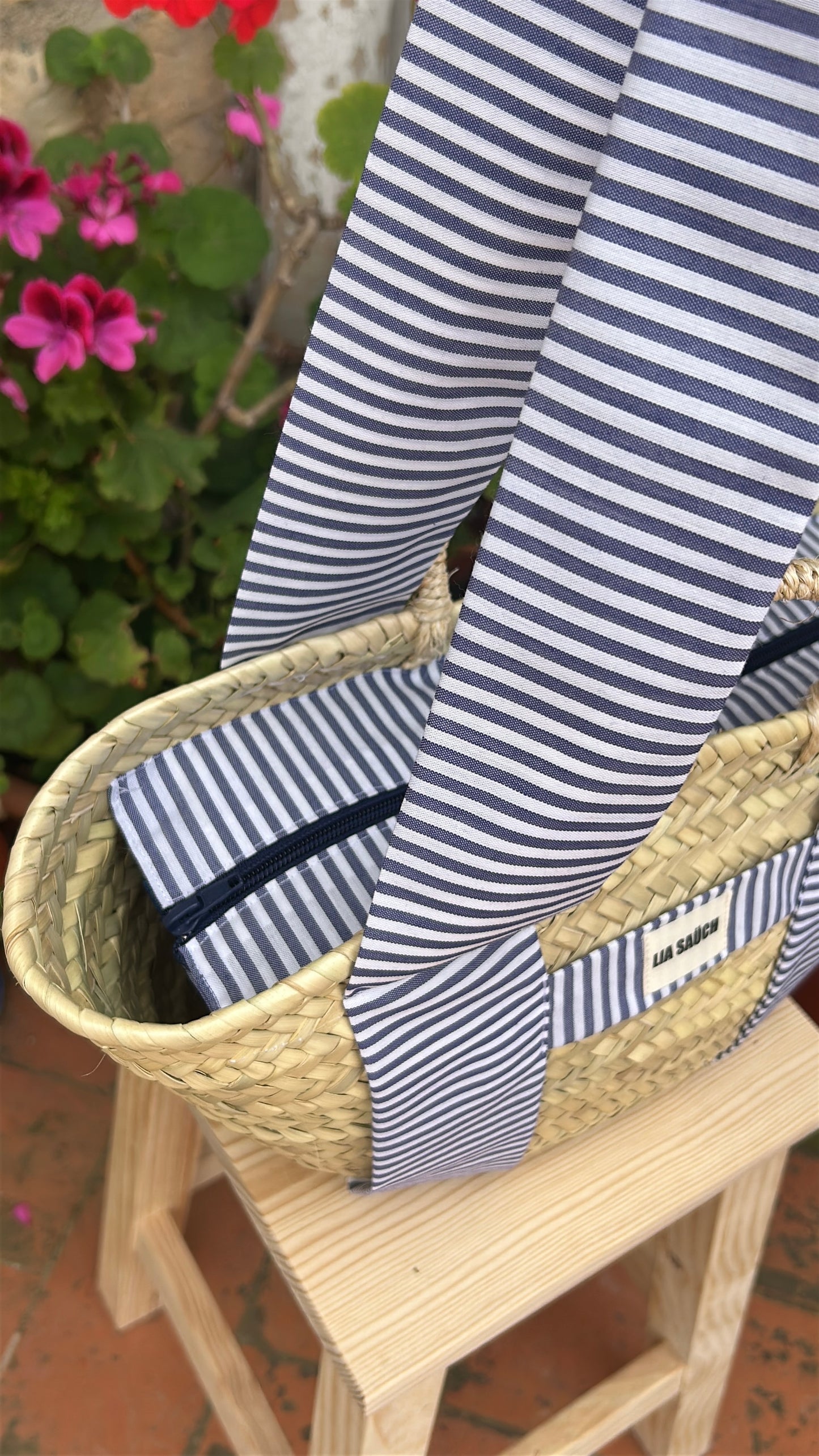 Capazo Rayas Marineras