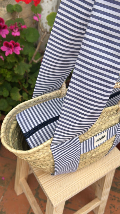 Capazo Rayas Marineras