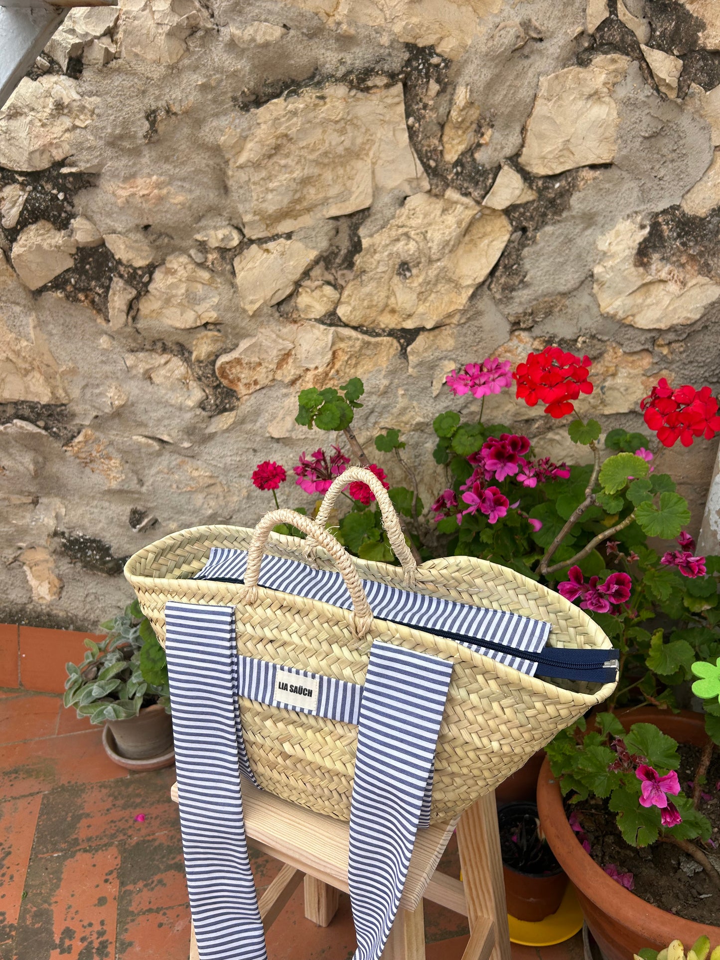 Capazo Rayas Marineras