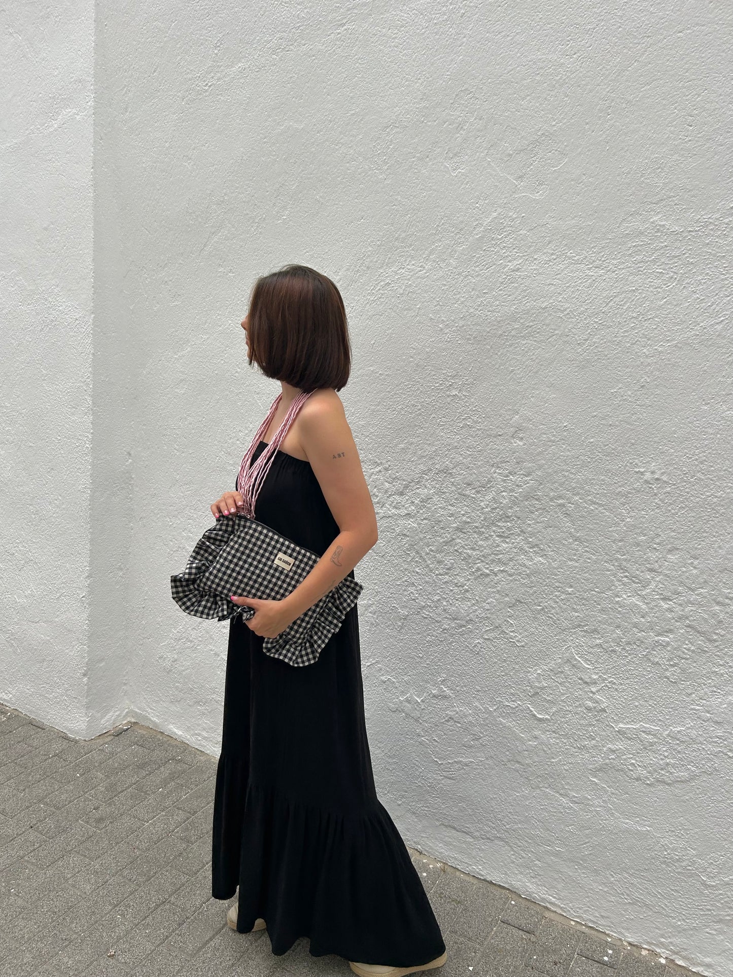 Bolso de mano acolchado