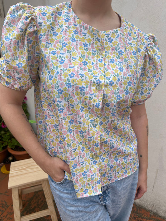 Blusa “Giselle” Flores