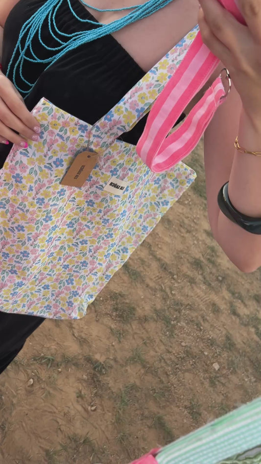 Tote bag flores